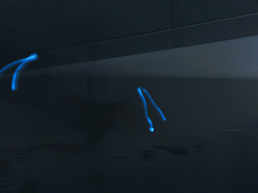 Figure 3.2, Integrated Luminous Variant, luminance behaviors and patterns.