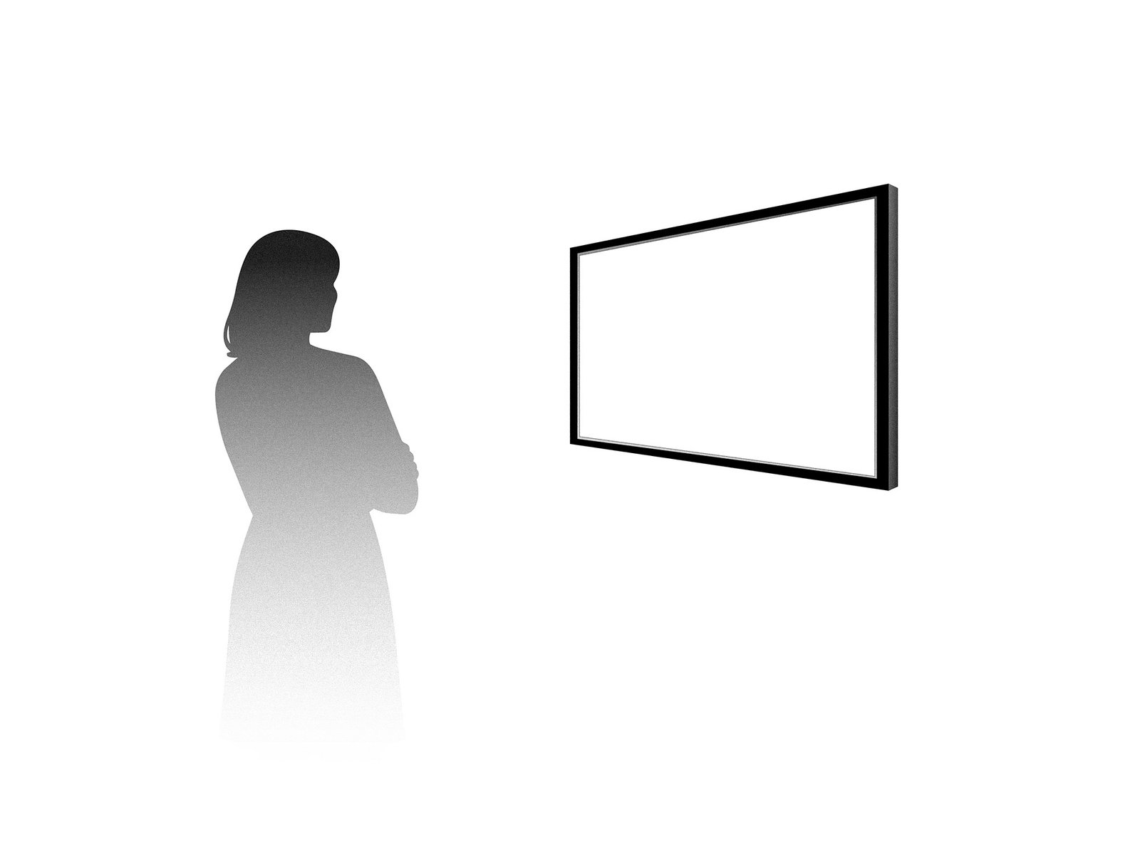 Visualization of a possible monitor-based presentation of World and I in an exhibition setting